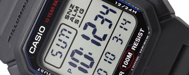 卡西歐電子表怎么調星期