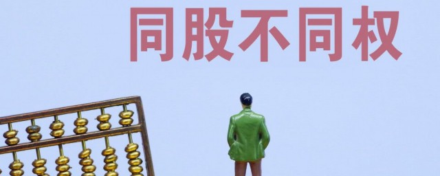 同股不同權什么意思