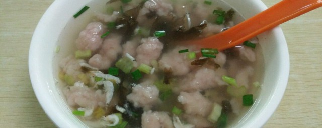 溫州瘦肉丸的做法和配方