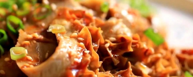牛肚子怎么炒好吃