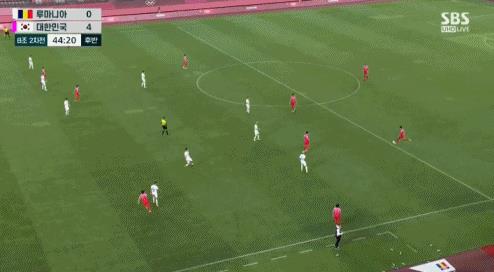 羅馬尼vs韓國（奧運男足-李剛仁雙響李東炅建功 韓國4-0羅馬尼亞暫升小組第一）