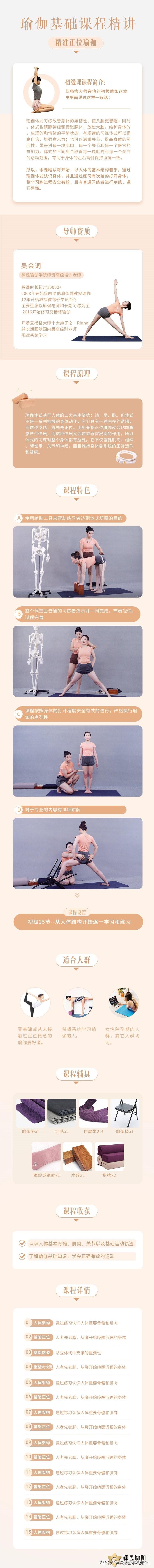 21天瑜伽入門精講課（禪逸瑜伽學院精準正位瑜伽基礎(chǔ)課程精講）