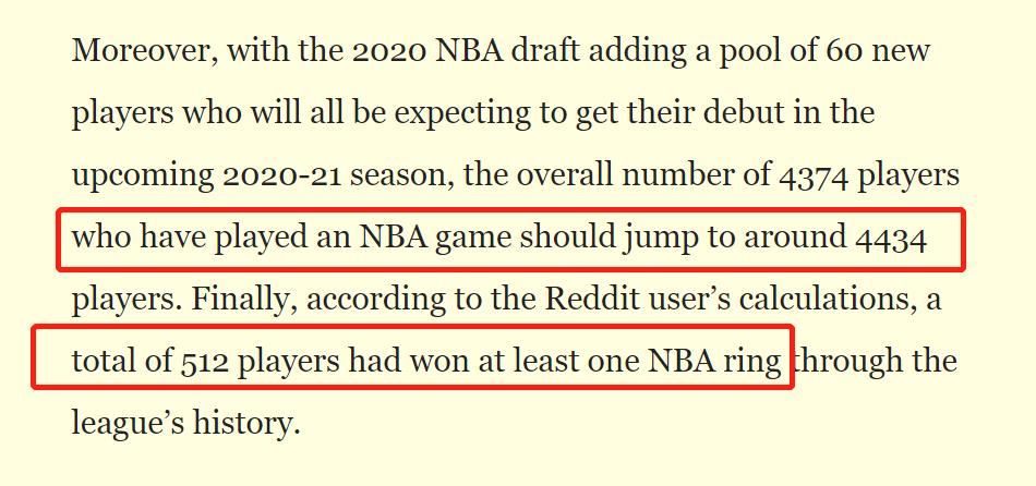 NBA75人（NBA至今75年，共有多少球員？又有多少人奪冠？美媒給出答案）