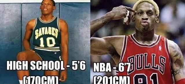 nba球星為什么高（NBA球星長高故事：喬丹靠一秘訣增17cm，威少和親兄弟身高差距大）