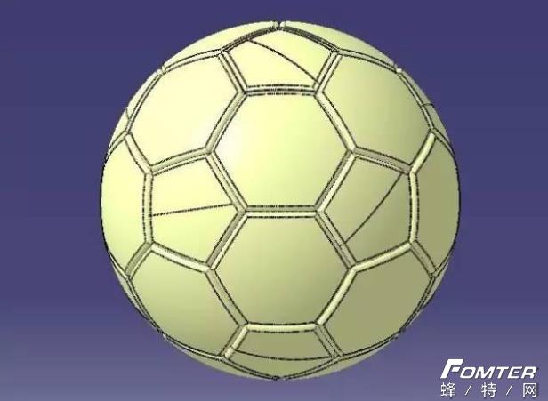 足球怎么畫catia（CATIA教程之繪制一個足球）
