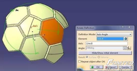 足球怎么畫catia（CATIA教程之繪制一個足球）