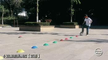 足球繞樁有什么技巧（足球訓練：周清彬繞轉盤帶訓練合集（從入門到進階））