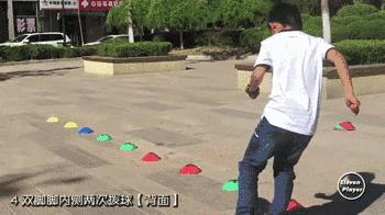足球繞樁有什么技巧（足球訓練：周清彬繞轉盤帶訓練合集（從入門到進階））