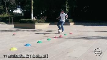 足球繞樁有什么技巧（足球訓練：周清彬繞轉盤帶訓練合集（從入門到進階））