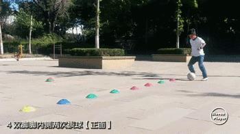 足球繞樁有什么技巧（足球訓練：周清彬繞轉盤帶訓練合集（從入門到進階））