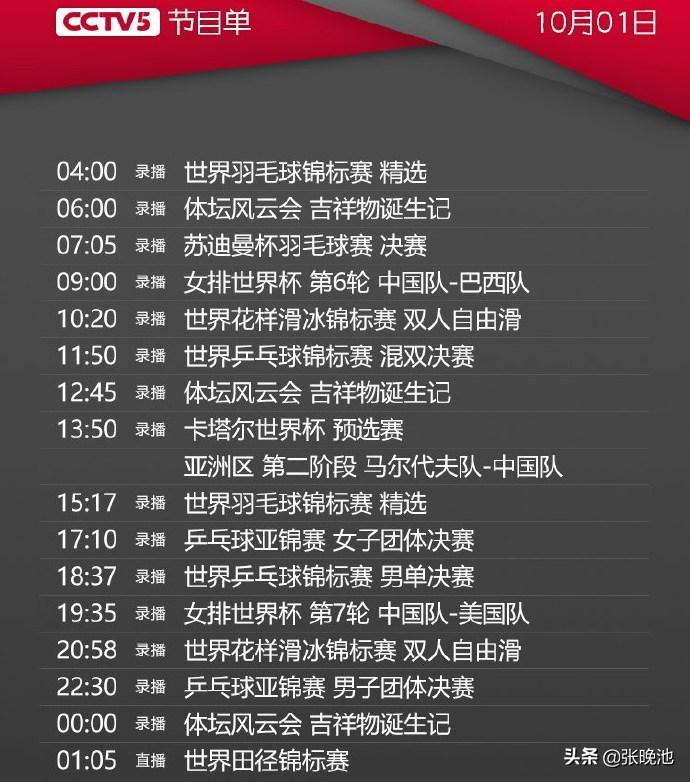風云直播節目列表（央視今日節目單 風云足球直播歐冠尤文VS勒沃庫森 5+轉拜仁PK熱刺）