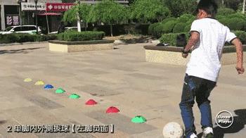 足球繞樁有什么技巧（足球訓練：周清彬繞轉盤帶訓練合集（從入門到進階））