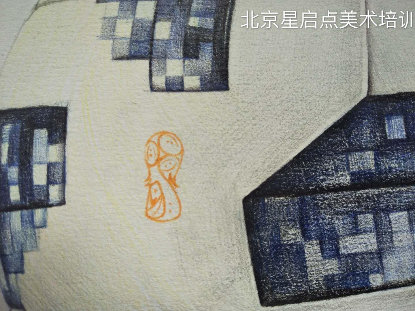 足球籃球排球皮球怎么畫呢（彩鉛教程｜2018世界杯比賽用球（TELSTAR2018））