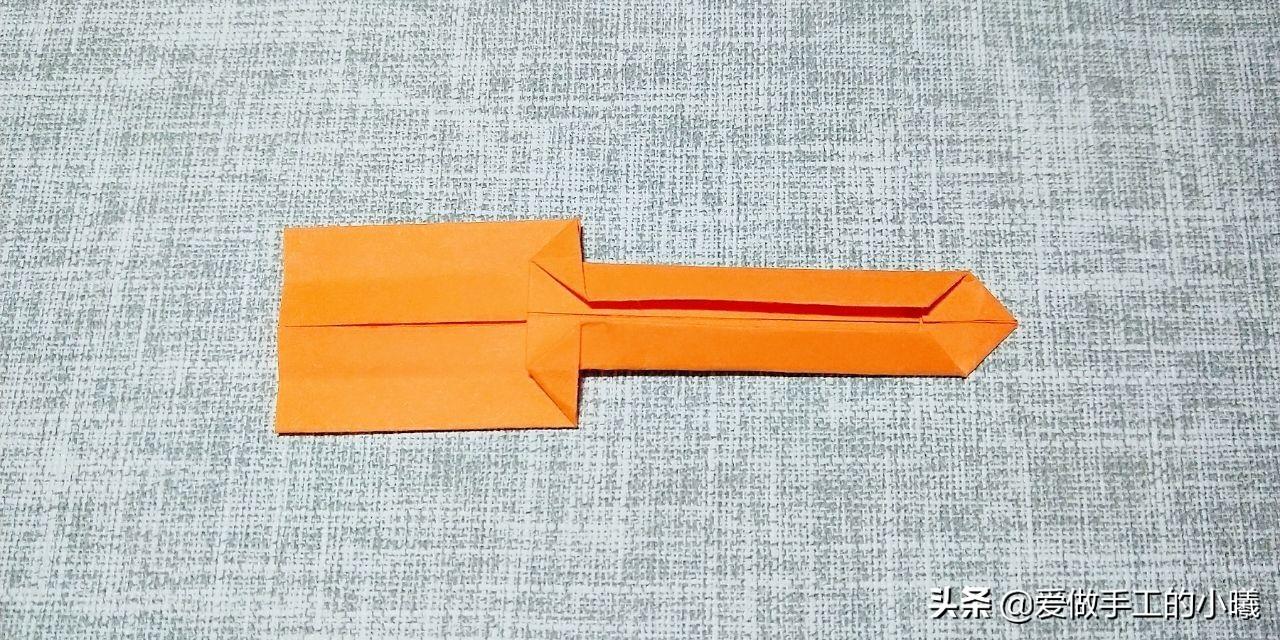 折一個火焰劍（幾步就能完成的折紙寶劍，簡單好玩不傷人，90后的記憶）