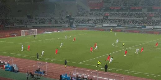 韓國世界杯足球賽（熱身賽-韓國1-0冰島 松旻揆頭球制勝 孫準浩替補踢半場 樸志洙傷退）
