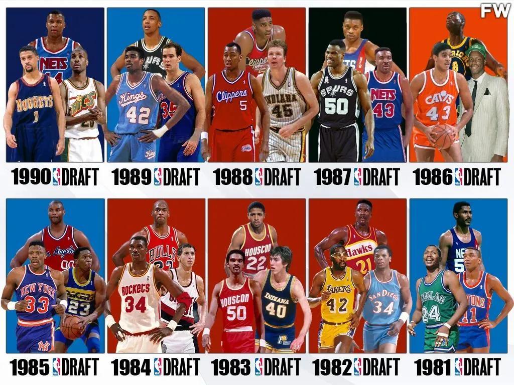 1983nba選秀有哪些名人（美媒列出1981-90年每年選秀大會的前三順位選秀，哪些人被高估了）