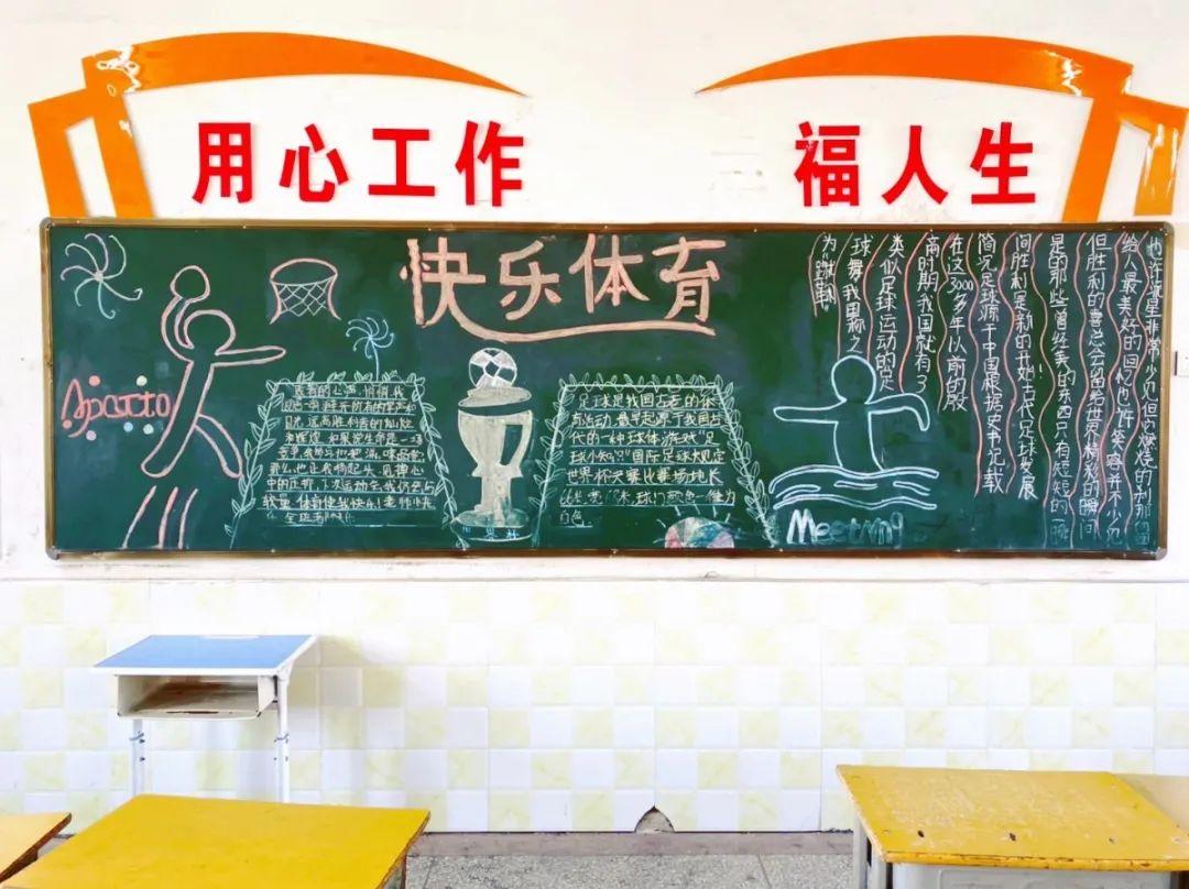 有關足球的黑板報構思圖（阜南校園足球文化黑板報：一墻一處皆教育，浸潤無聲促成長）