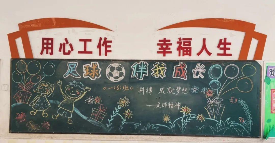 有關足球的黑板報構思圖（阜南校園足球文化黑板報：一墻一處皆教育，浸潤無聲促成長）