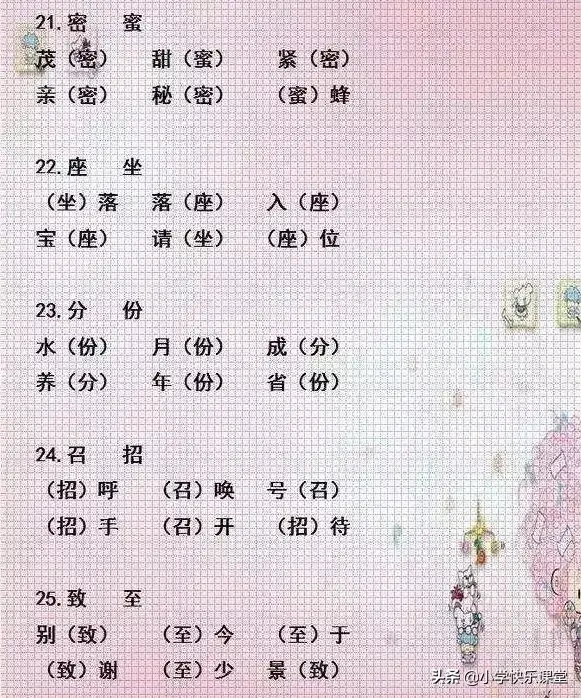 什么乒乓球填空（小學(xué)語(yǔ)文“選字(詞)填空”練習(xí)匯總，考試中經(jīng)常考到，認(rèn)真練習(xí)）