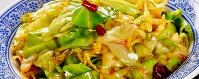 怎么炒圓白菜