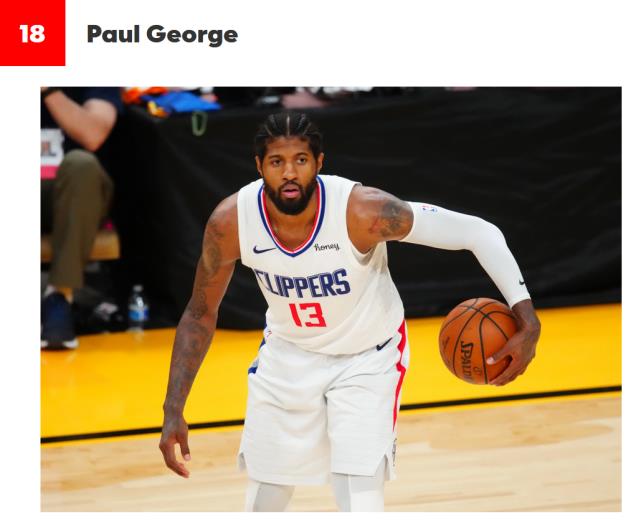 NBA歷史小前鋒排行榜（美媒評歷史Top20小前鋒：詹皇大鳥KD前3 小卡喬治甜瓜上榜）
