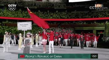 奧運會中國出場視頻（視頻丨“中國紅”來了！奧運會中國體育代表團入場）