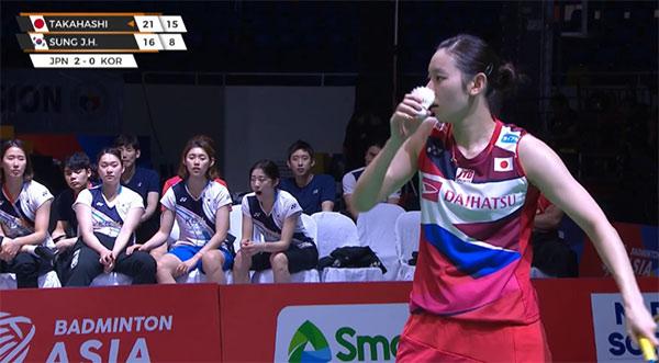 2020亞洲羽毛球女子團(tuán)體決賽（山口茜油菜花獲勝 日本3-0韓國(guó)奪冠丨亞洲女團(tuán)決賽）