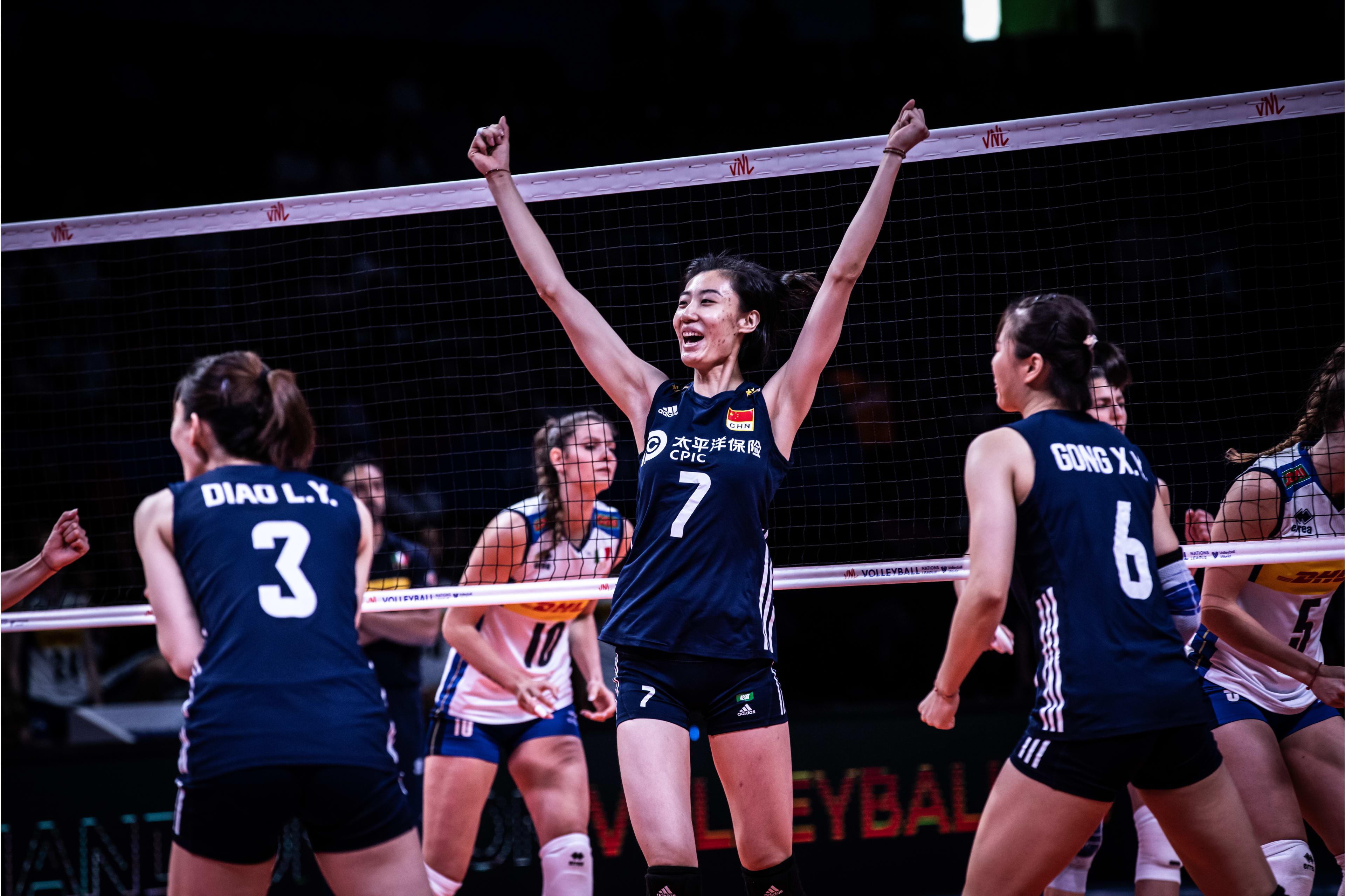 女排世界杯鷹眼挑戰統計（三連勝，中國女排3-1意大利隊，技術統計數據附后）
